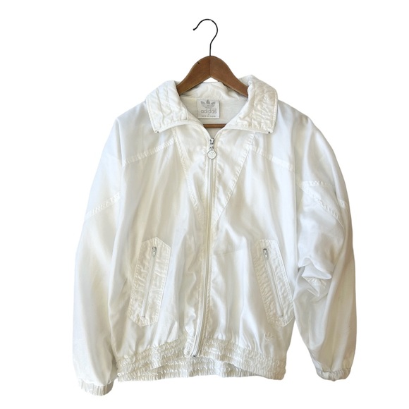 Adidas Vintage 90s Track Jacket in White - Picture 4 of 16
